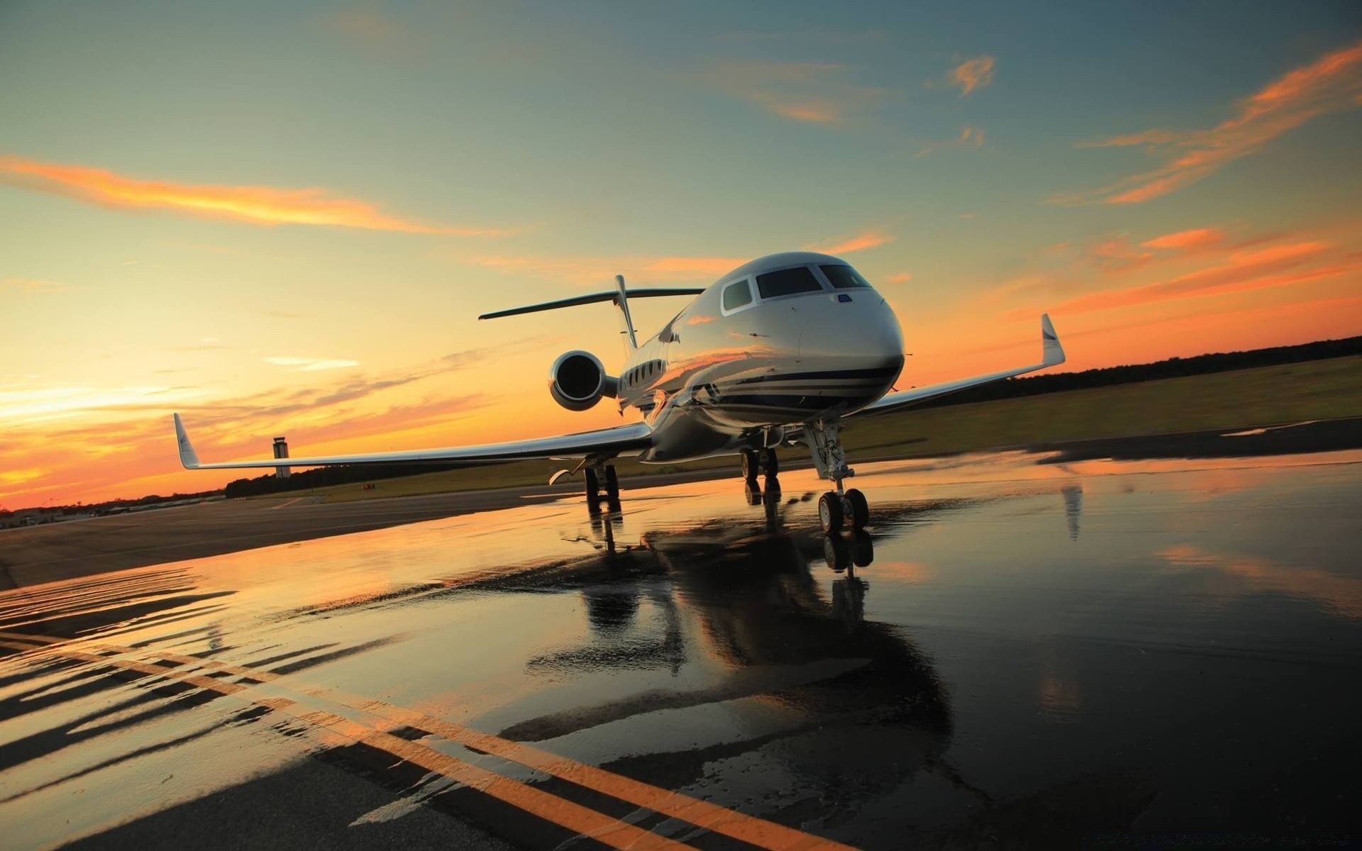 aviação avião avião sistema de transporte carro aeroporto viagens pôr do sol céu noite água anoitecer amanhecer