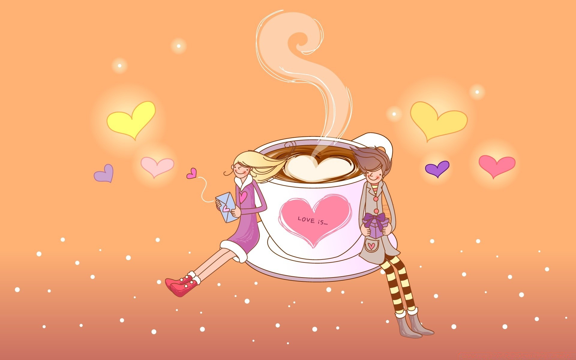 valentine s day drink illustration coffee vector cup dawn desktop design liquid hot