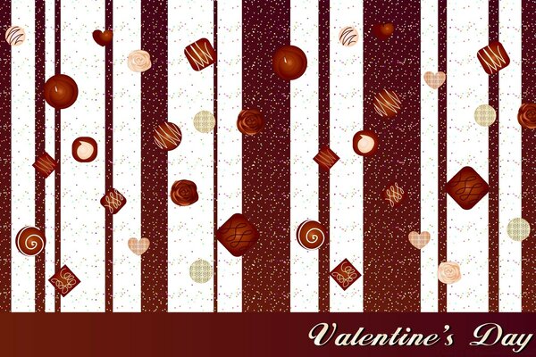 Conception de travaux de table. Saint Valentin