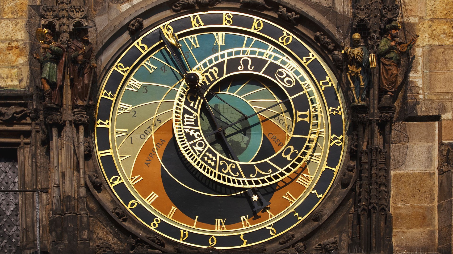 reloj reloj tiempo astrología dial antiguo viejo reloj minuto movimiento diseño oro precisión