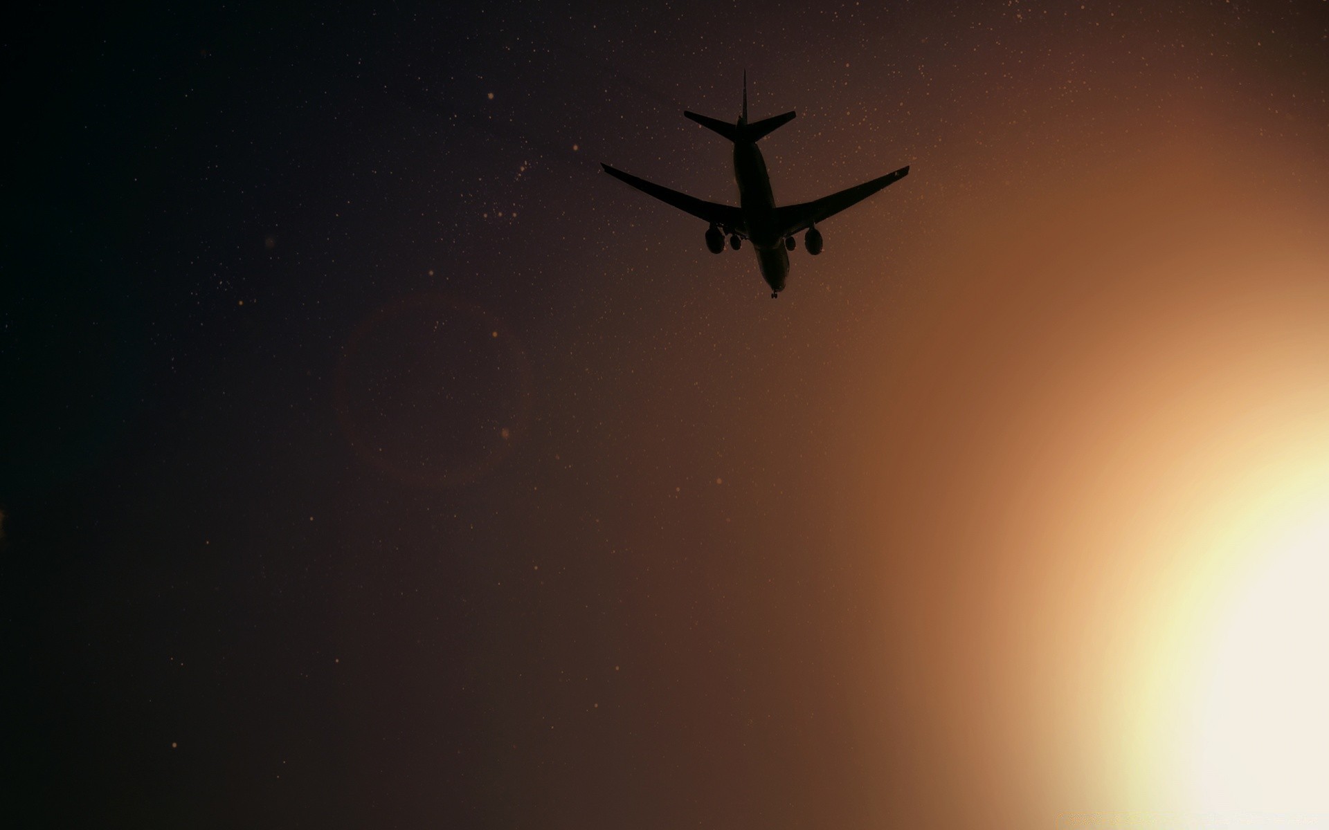 aviation sky airplane aircraft flight bird travel evening daylight sunset backlit vehicle silhouette moon sun outdoors dusk action