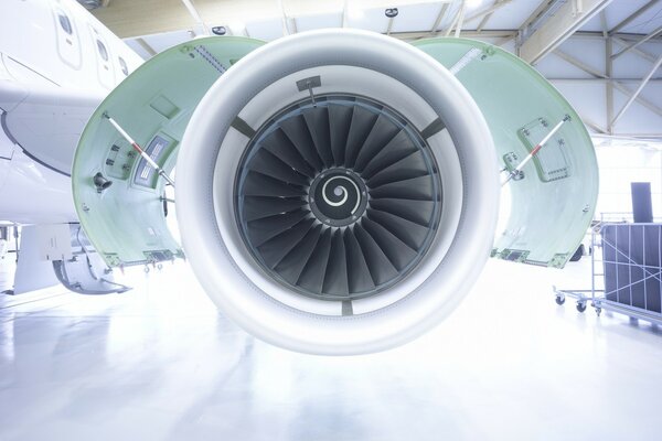 Turbina de aviação. Ciência e Tecnologia