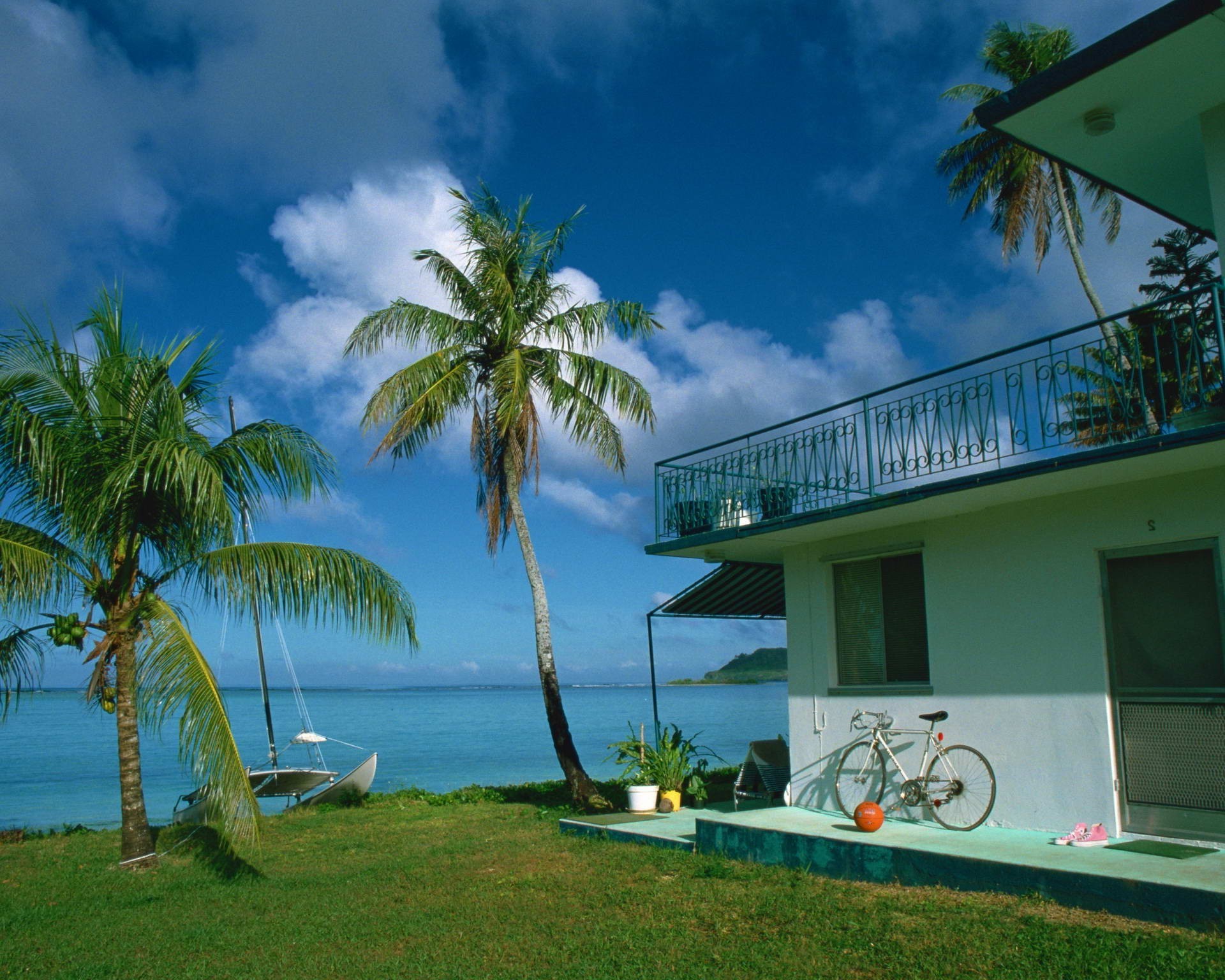 landscapes palm tropical resort beach chair luxury relaxation island seashore summer vacation coconut ocean hotel leisure travel exotic idyllic sand