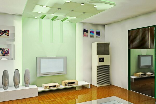 Interni in stile classico. Home theater