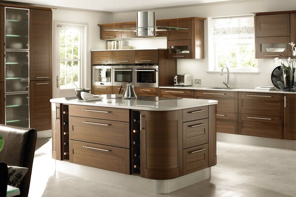 Interior moderno. Cocina funcional