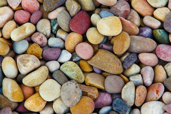 Multicolored stones maacros