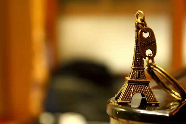 Little Eiffel Tower Keychain