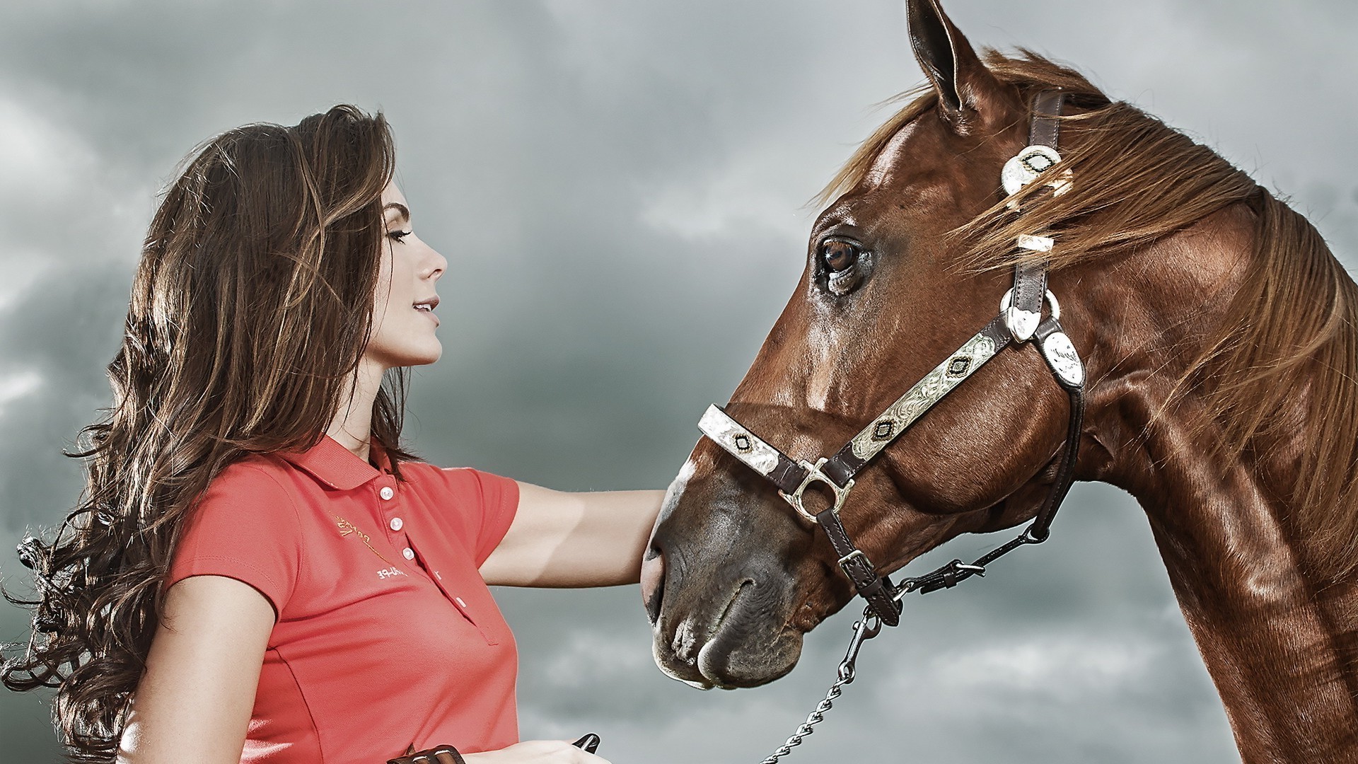 con gli animali ritratto donna da solo moda natura