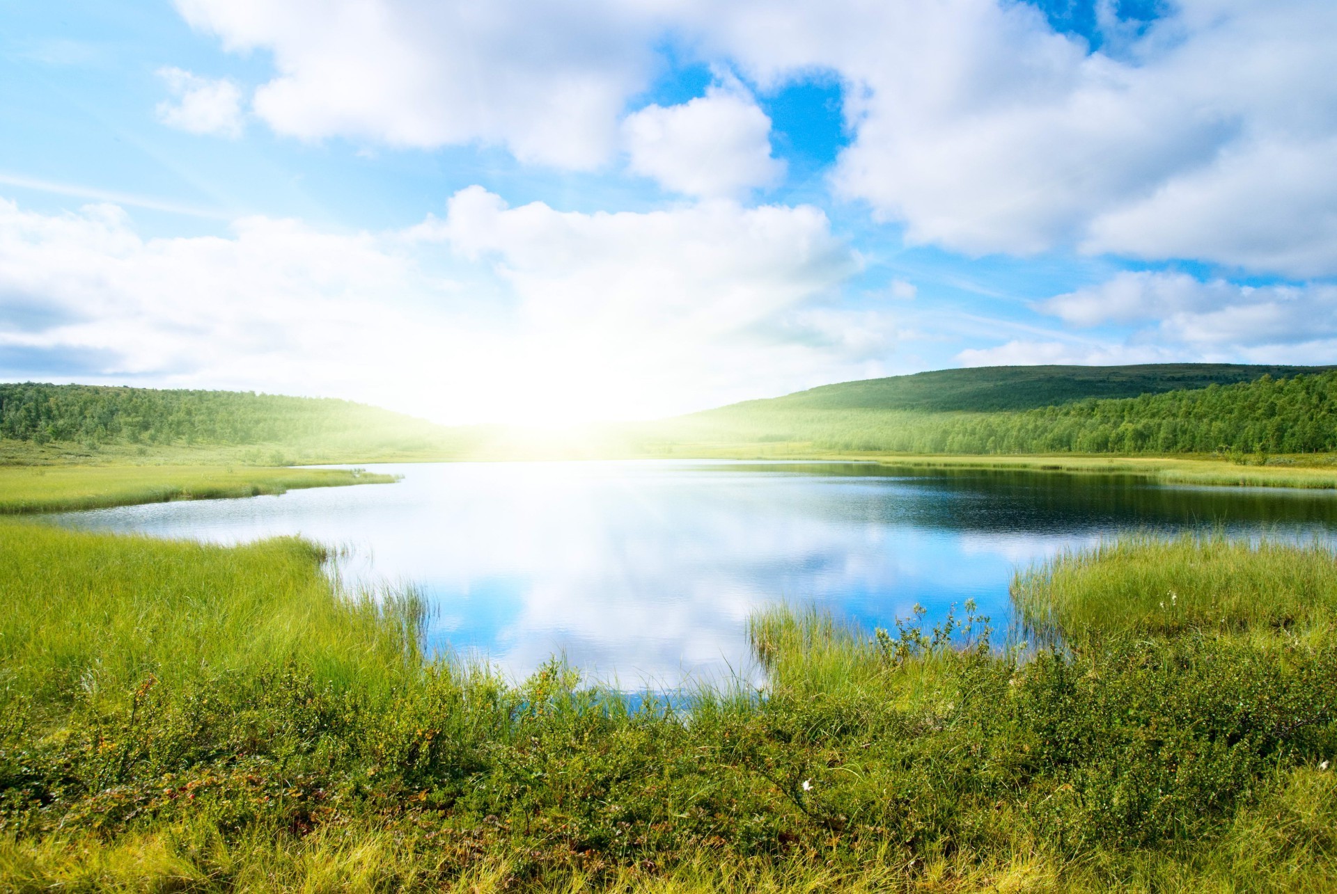 spring landscape water nature lake grass sky outdoors river reflection summer tree travel scenic