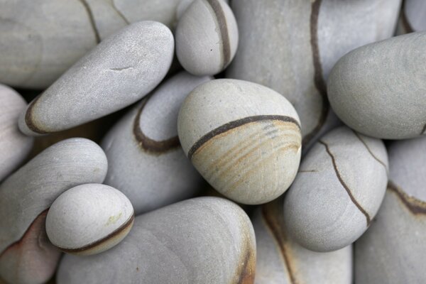 Sea stones, a reminder of summer vacation