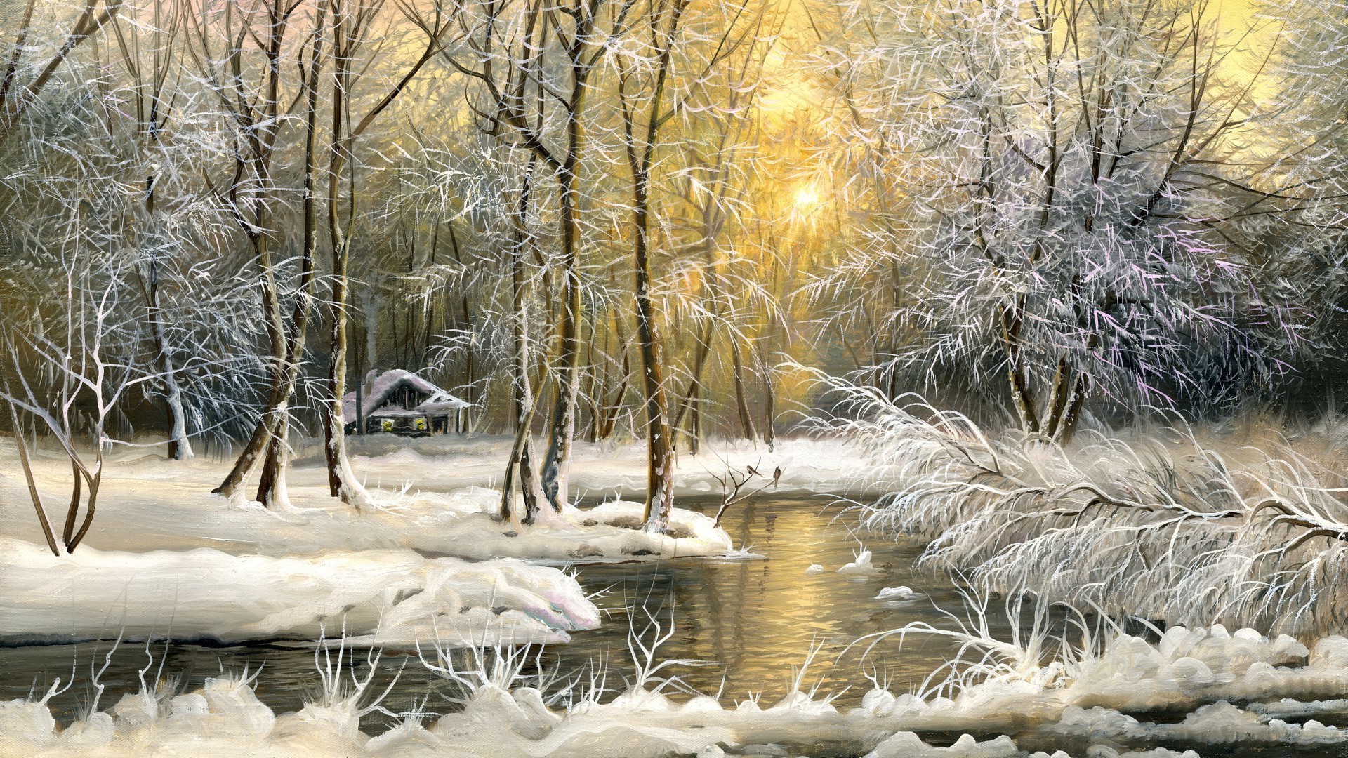 14++ Free Desktop Wallpaper Winter Landscape