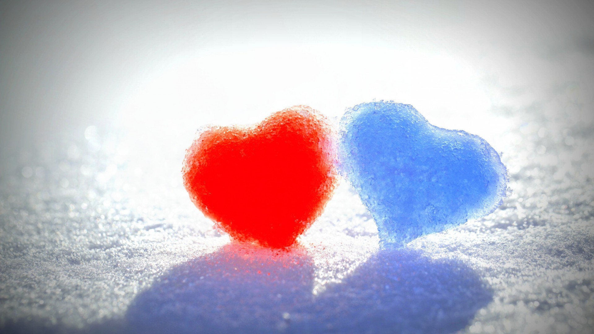 hearts blur shining bright color abstract still life water desktop food snow heart love drop