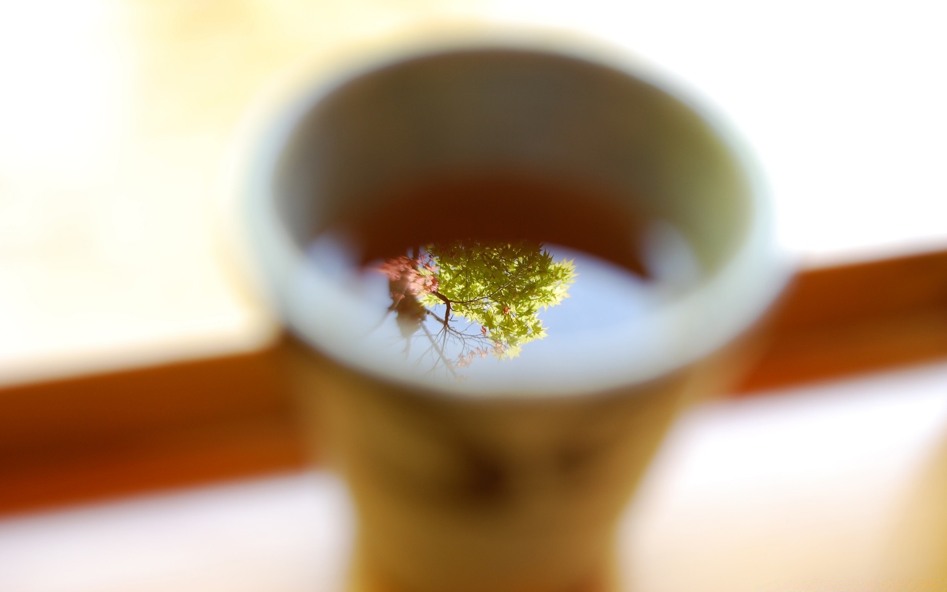 macro thé tasse boire chaud nature morte petit déjeuner repas café flou vaisselle à l intérieur aube porcelaine bol