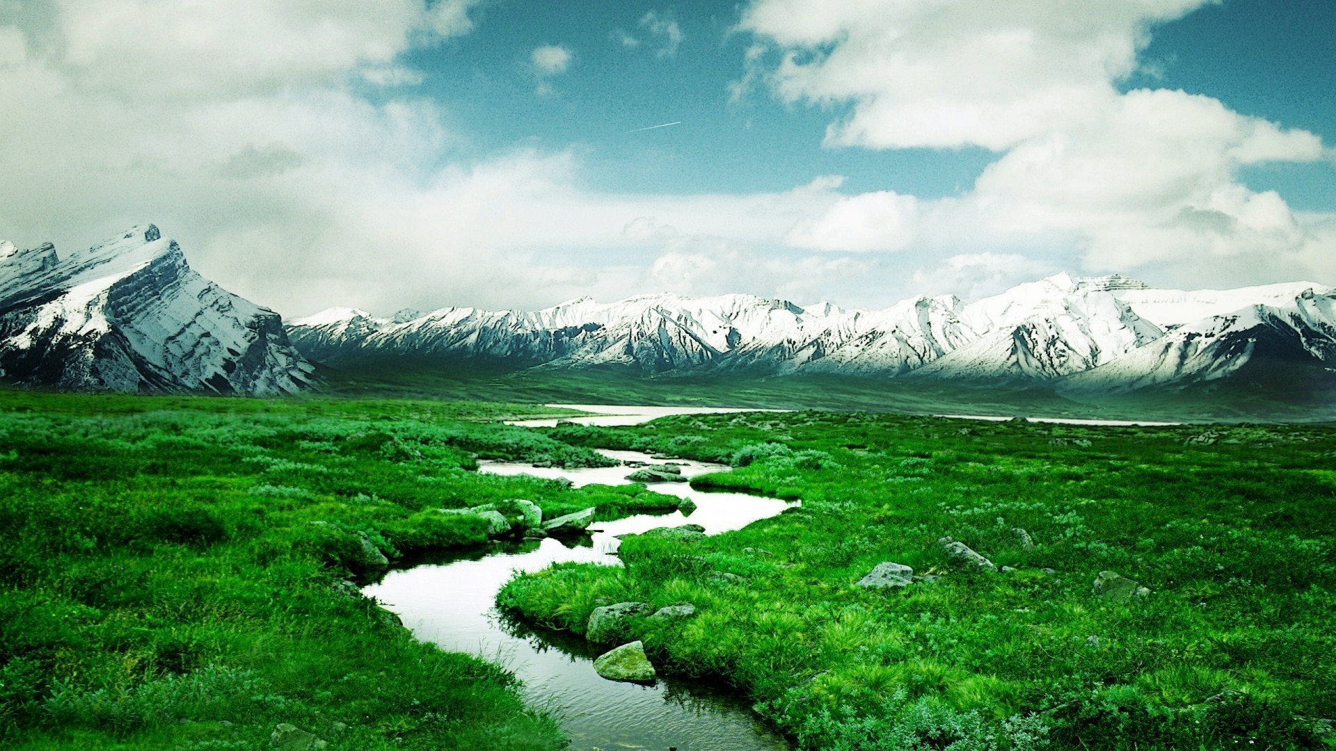 rivières étangs et ruisseaux étangs et ruisseaux paysage nature voyage herbe à l extérieur ciel montagnes eau été neige