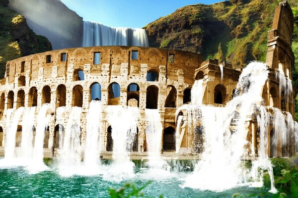 Il Colosseo nel suo ambiente non naturale