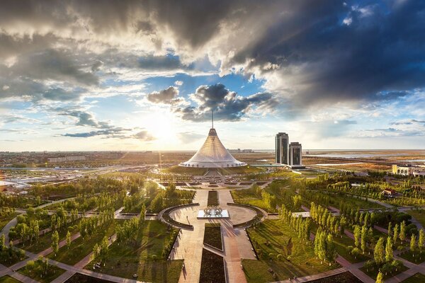 Arquitectura a vista de pájaro