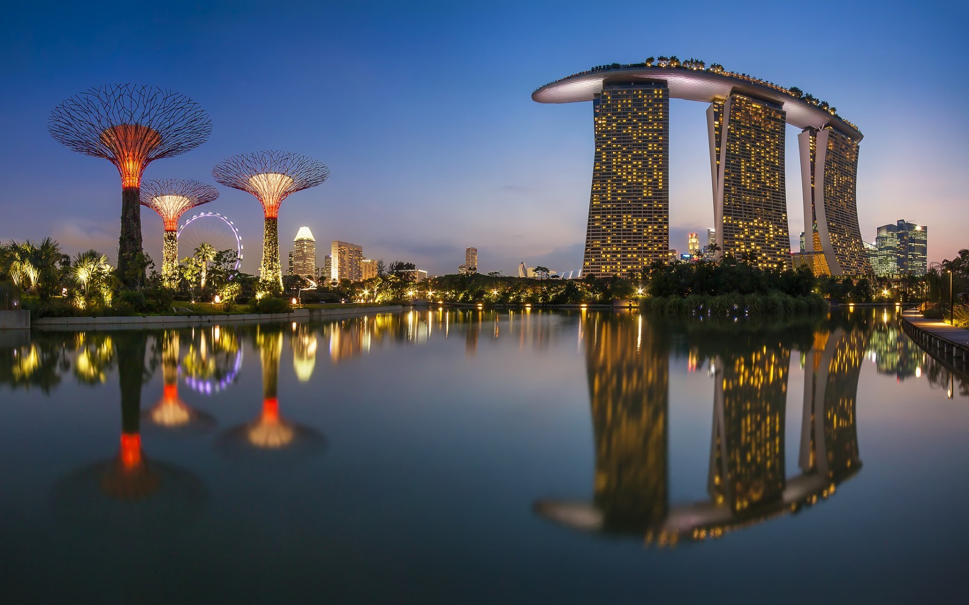 city water travel architecture outdoors reflection sky evening sunset dusk bridge dawn