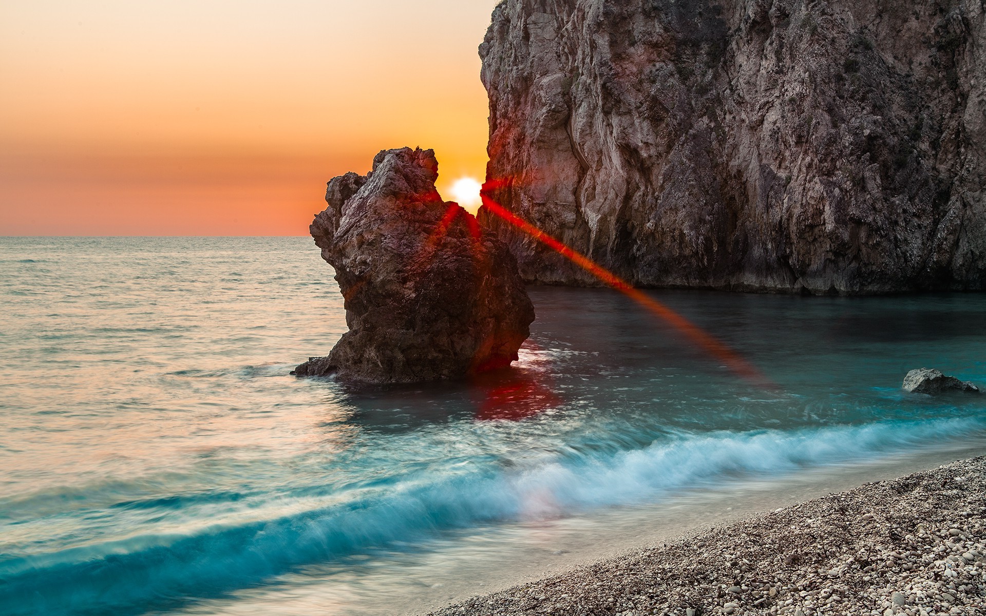 rocks boulders and stones water beach ocean seashore sea surf travel landscape recreation wave rock island