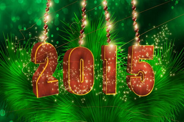 Yeni yıl 2015 yılı, güzel duvar kağıtları