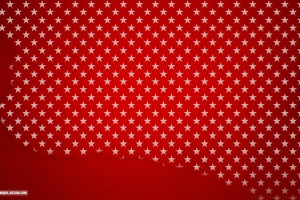 Geometric red wallpaper on the background