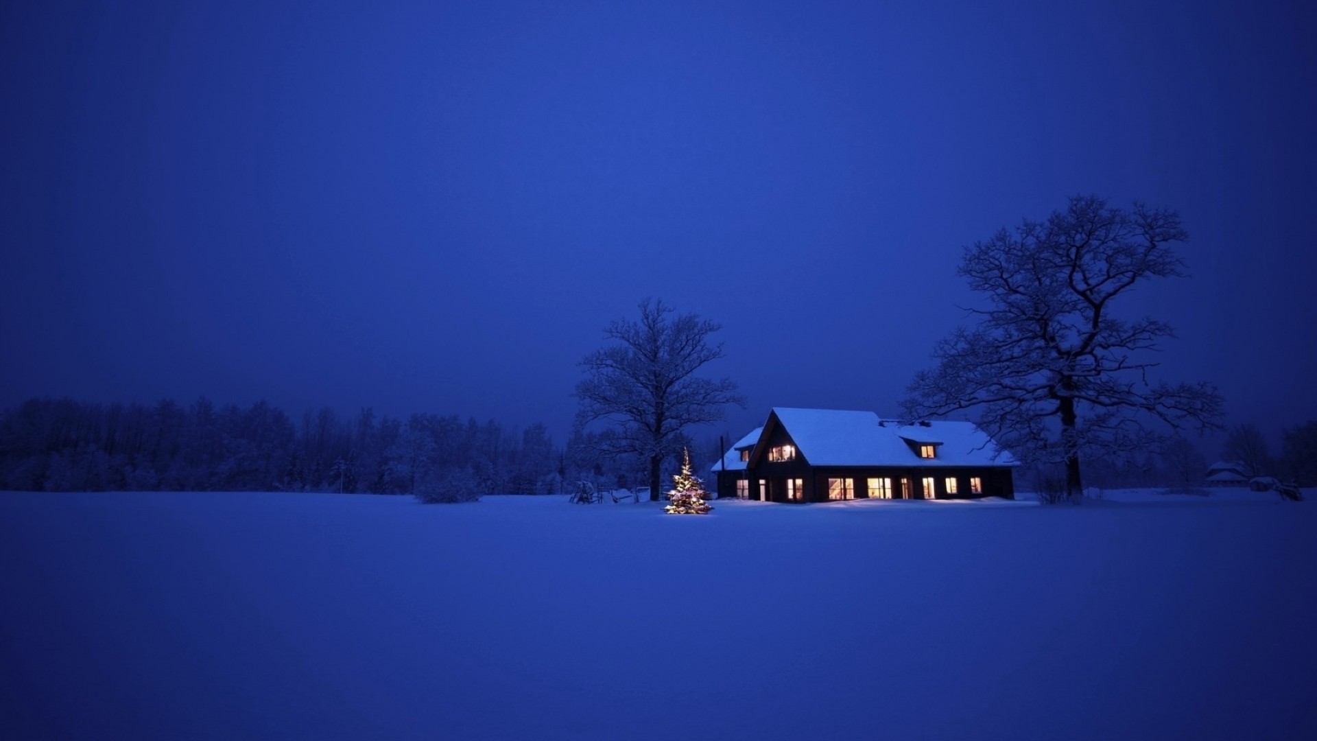 winter snow moon tree daylight cold landscape house barn wood light weather outdoors ice evening sky home scenic hut