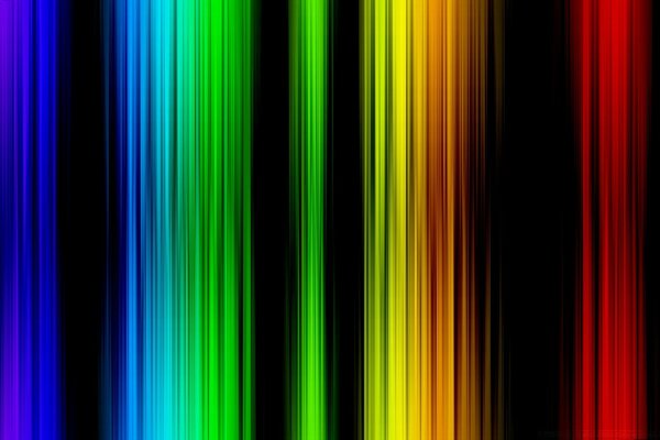 Carta da parati arcobaleno di colori brillanti e brillanti