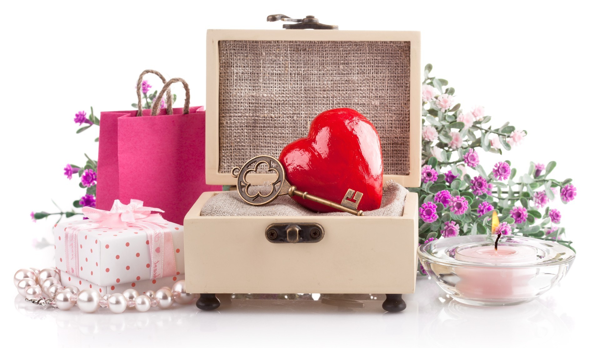 corazones caja decoración regalo hilo lujo flor vacaciones escritorio cumpleaños brilla