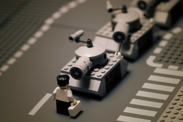 Lego designer close-up photo