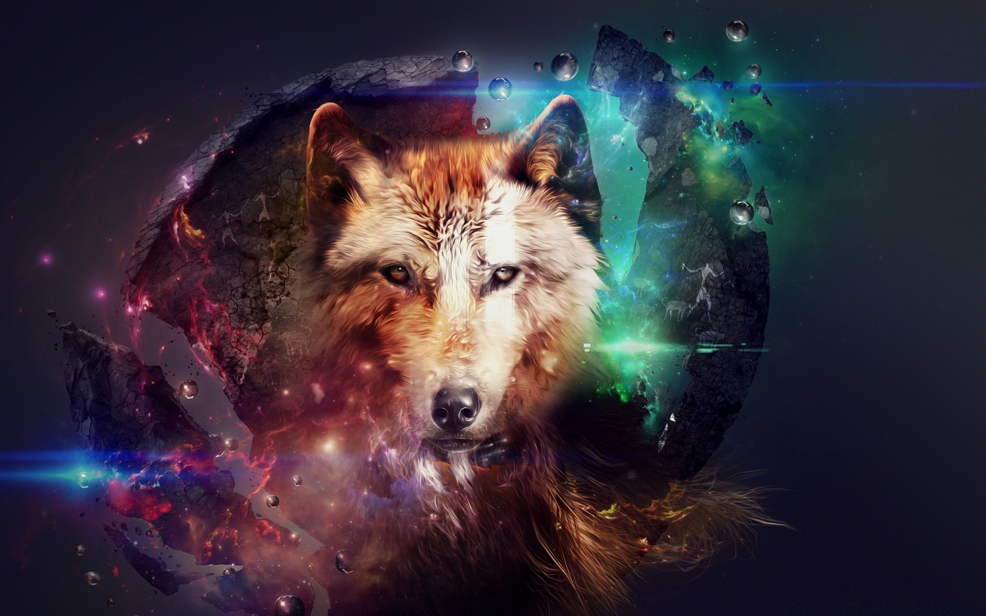 animals astronomy moon fantasy