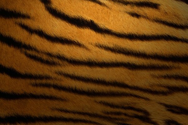 Artificial Yellow Tiger Fur