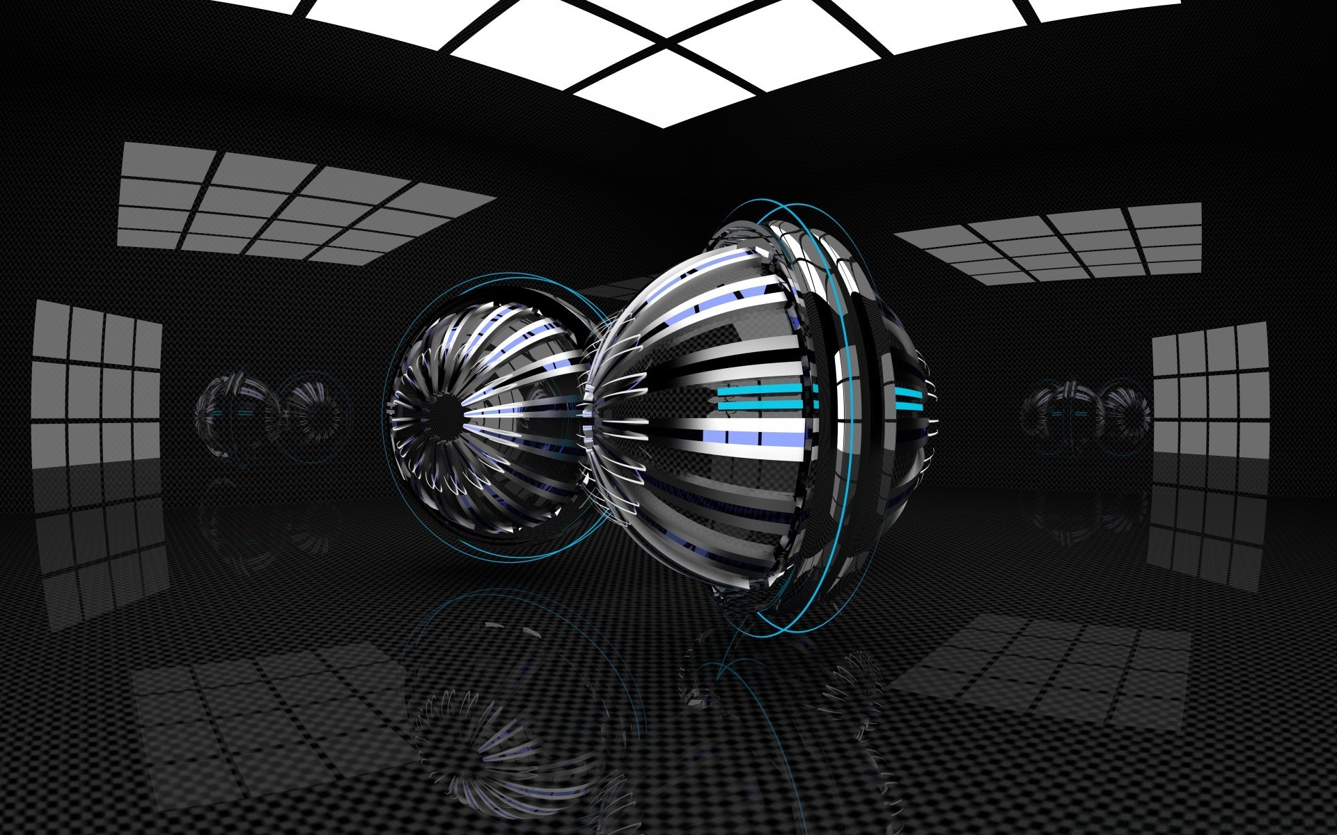 gráficos 3d luz tecnología moderno espejo reflexión vidrio negocio