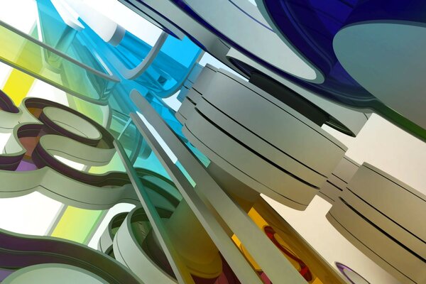 Abstract photography. 3d graphics