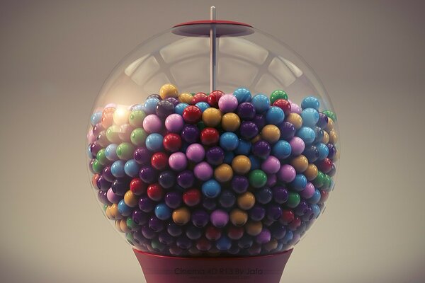 The crazy world of candy balls