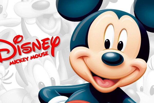 Disney den Mickey nin sevimli taslağı