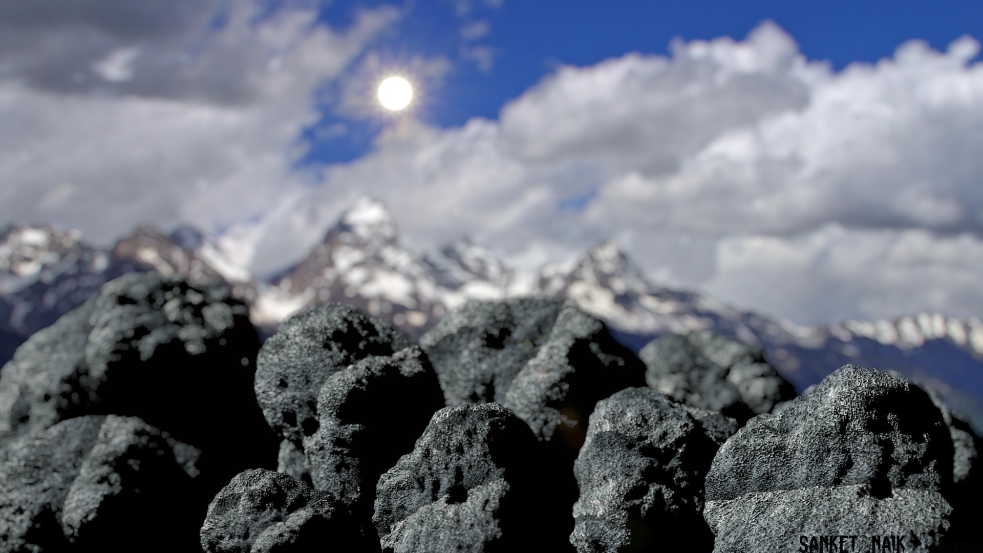 gráficos 3d neve natureza rocha montanhas céu paisagem ao ar livre gelo viajar inverno