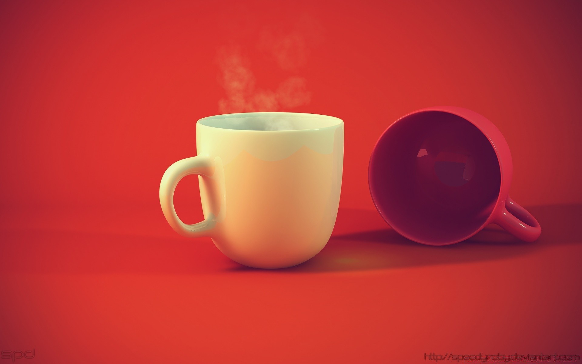 gráficos 3d café taza té beber desayuno amanecer espresso caliente taza cappuccino cafeína vacío