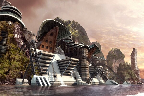 Incredible extraterrestrial architectural structures