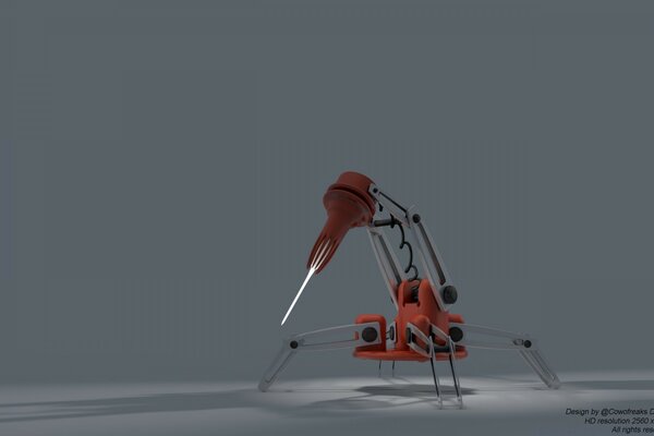 Técnica. Modelo del robot del analizador