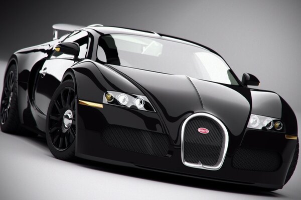 Preto mega super car sonho