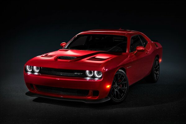 Beautiful Red Coupe Car