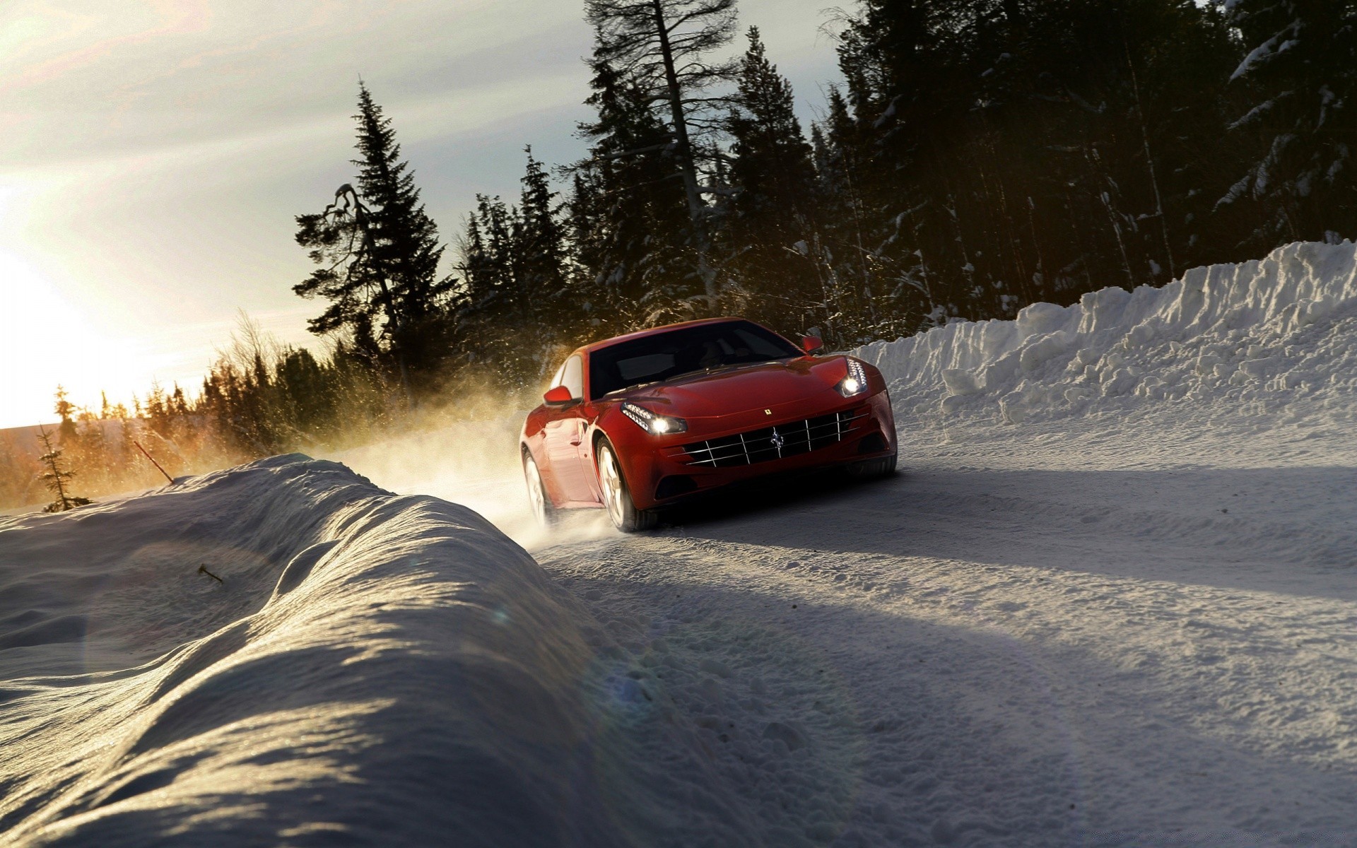 otra técnica nieve invierno coche viajes paisaje carretera frío prisa acción