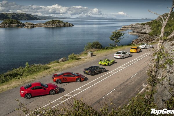 Parking on the Mediterranean coast