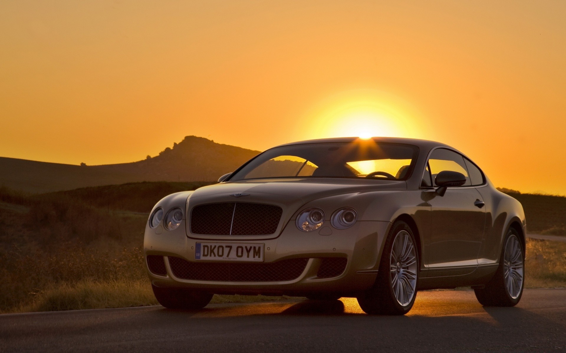 otros equipos coche puesta de sol coche asfalto chernushka prisa sistema de transporte rápido