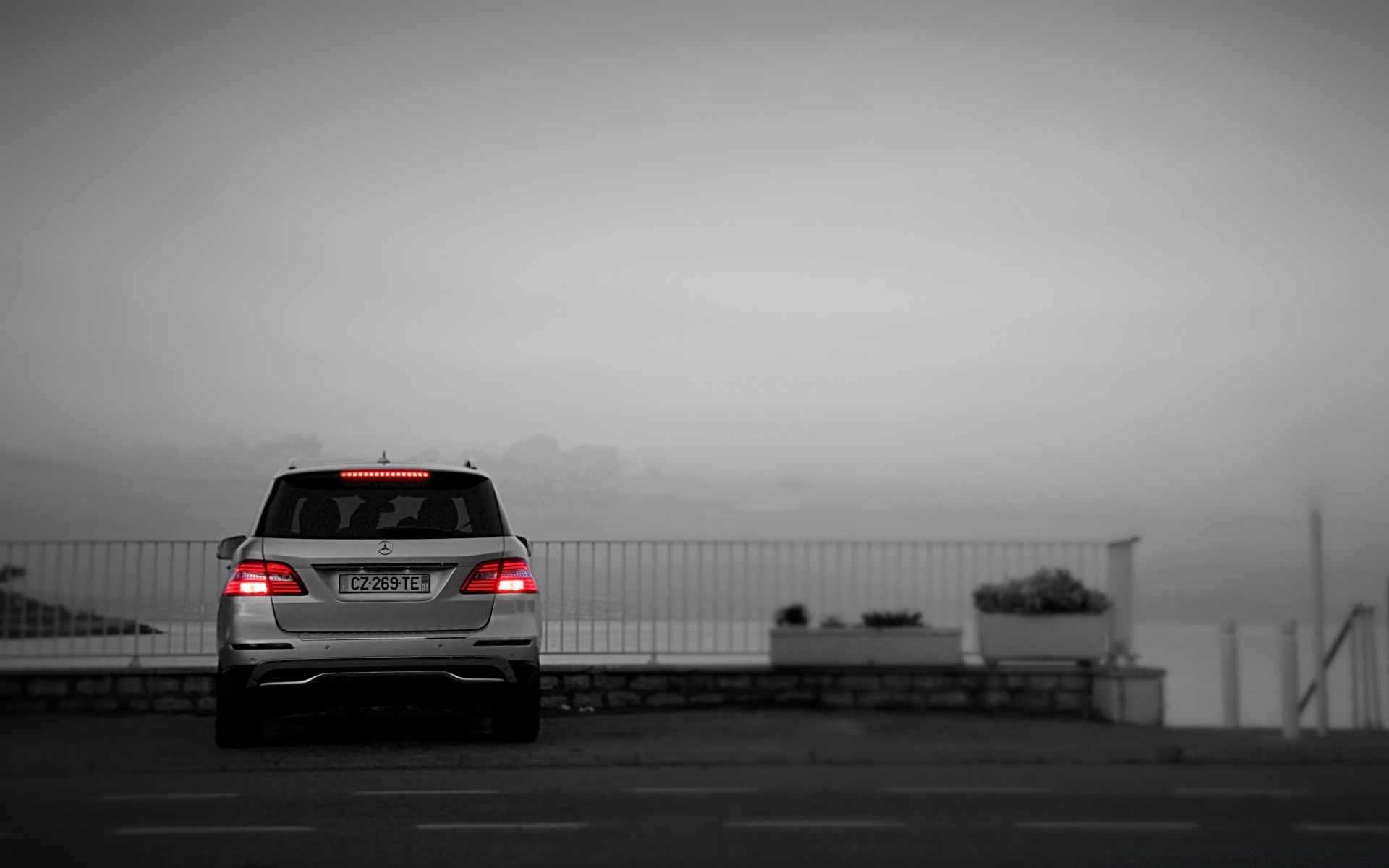 cars car vehicle monochrome street transportation system road asphalt action fog smoke