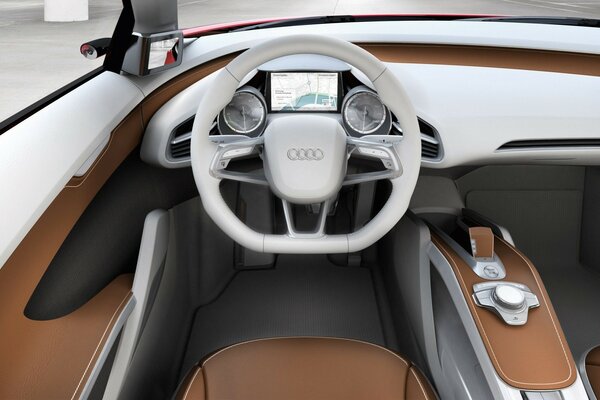 Audi electronic electron car interior