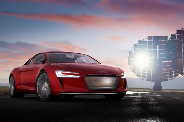 Audi elektron elektroniği elektrikli supercar