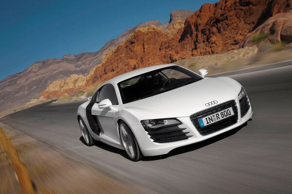 Audi is a fast car if in a hurry