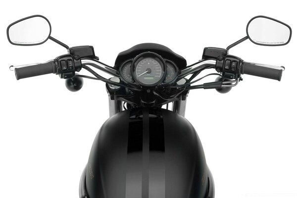 STYLISH BLACK MOTORCYCLE