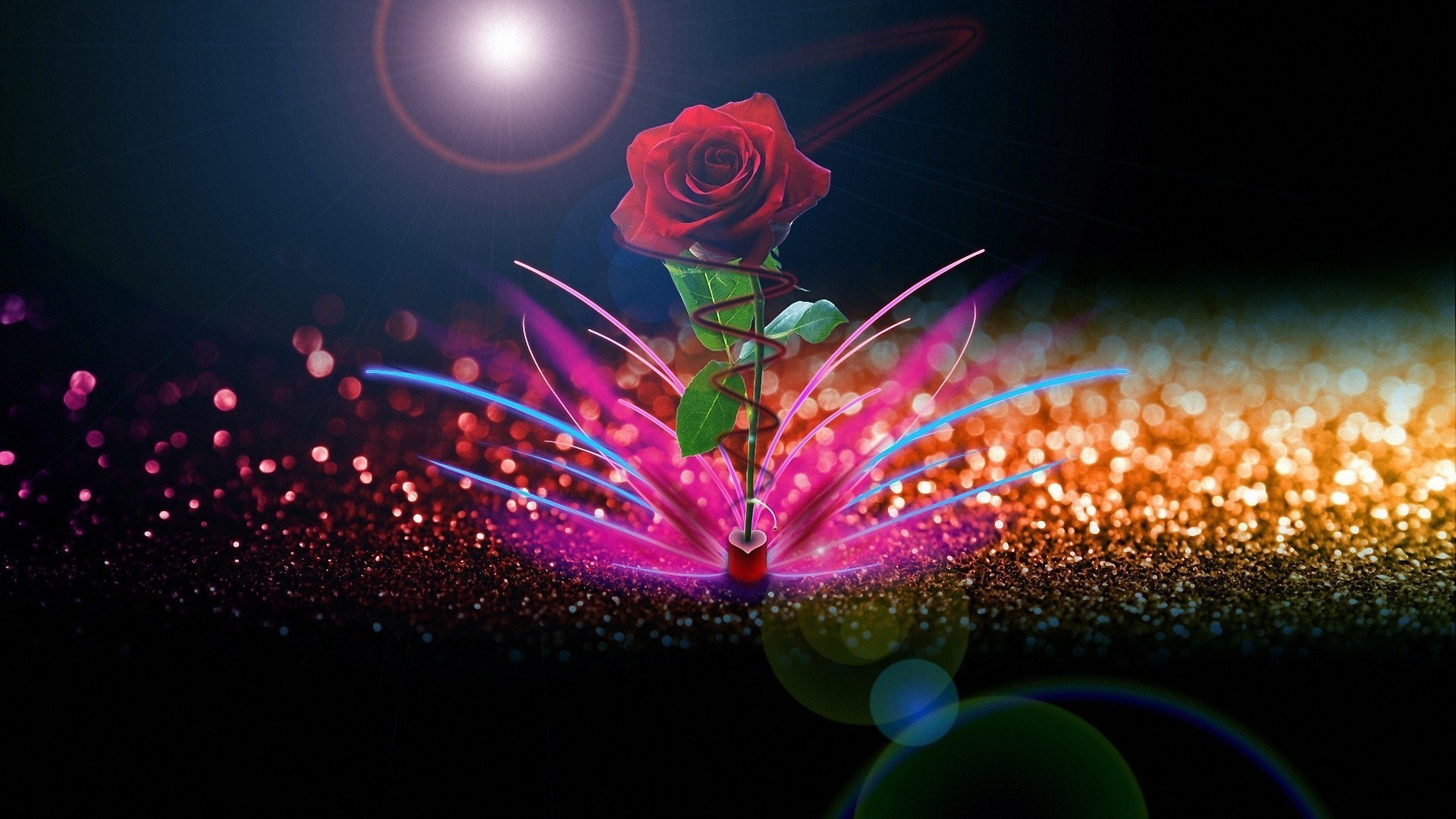 flores desktop cor brilhante abstrato festa luz feriado