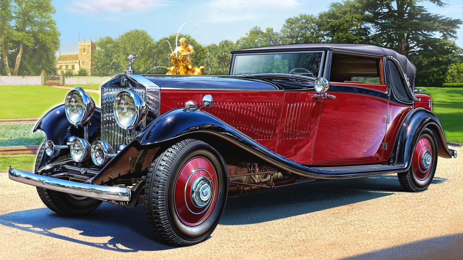 oldtimer auto auto transportsystem antrieb klassisch chrom räder motor cabrio scheinwerfer show ausstellung nostalgie